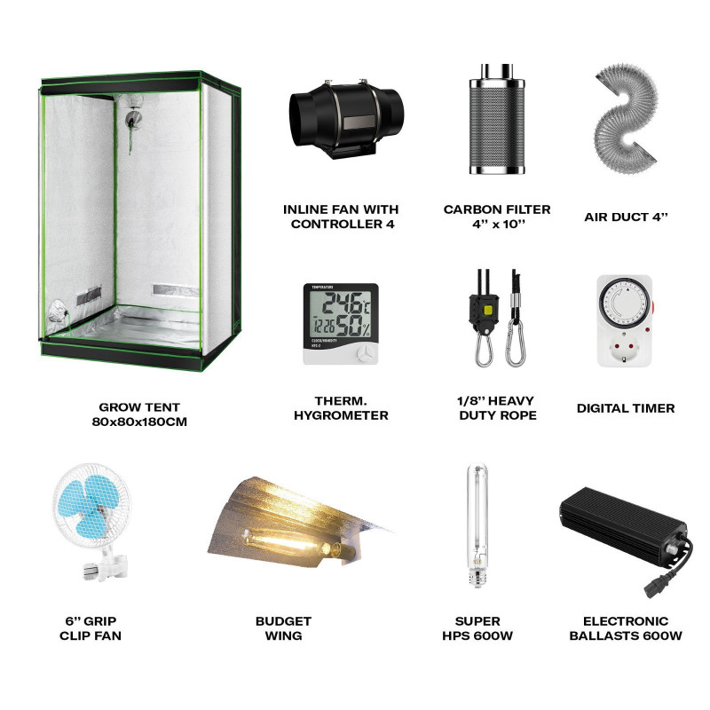 FLEXSTAR BUDGET WING ZESTAW UPRAWOWY + SUPER HPS 600W