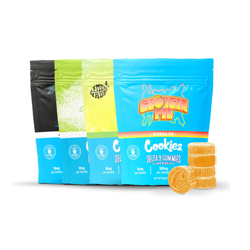 PAKIET GUMMIES THC DELTA-9 COOKIES® X4