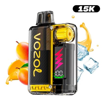 PUFF RECHARGEABLE 15K VOZOL MANGO GLACÉ 12ML