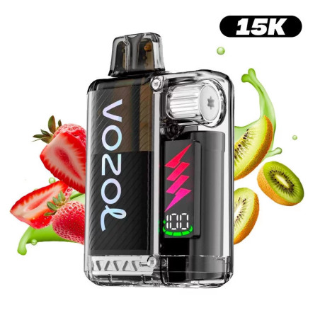 PUFF RECHARGEABLE 15K VOZOL TRUSKAWKA KIWI 12ML